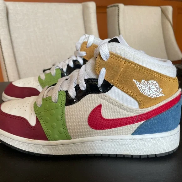 Multicolor Kids Sneakers - Picture 2 of 11